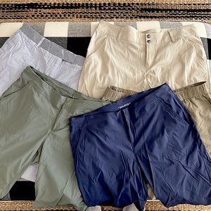 Lot of 5 Women’s shorts 🩳- Columbia Sportswear Trail/Seersucker Brooks Brother